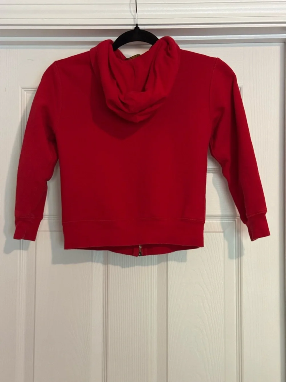 Ralph Lauren Kids Bright Red Full-Zip Hoodie with Polo Logo - Picture 5 of 5